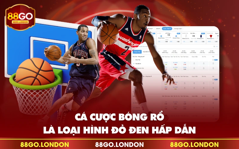 Cá cược bóng rổ là loại hình đỏ đen hấp dẫn